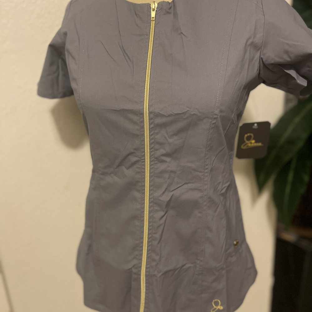 Jaanuu Biker Scrub top - Picture 2 of 7